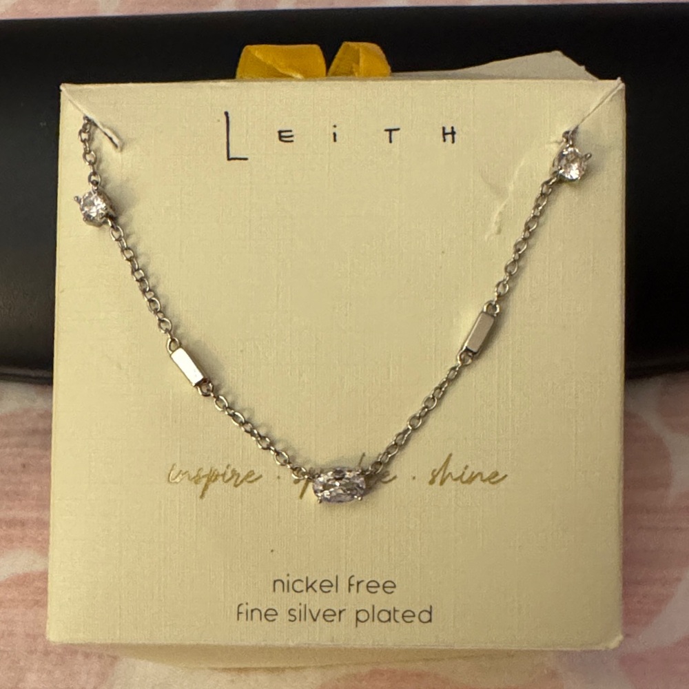 Leith Fine Silver Plated Necklace